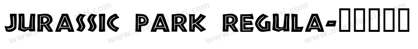 jurassic park regula字体转换